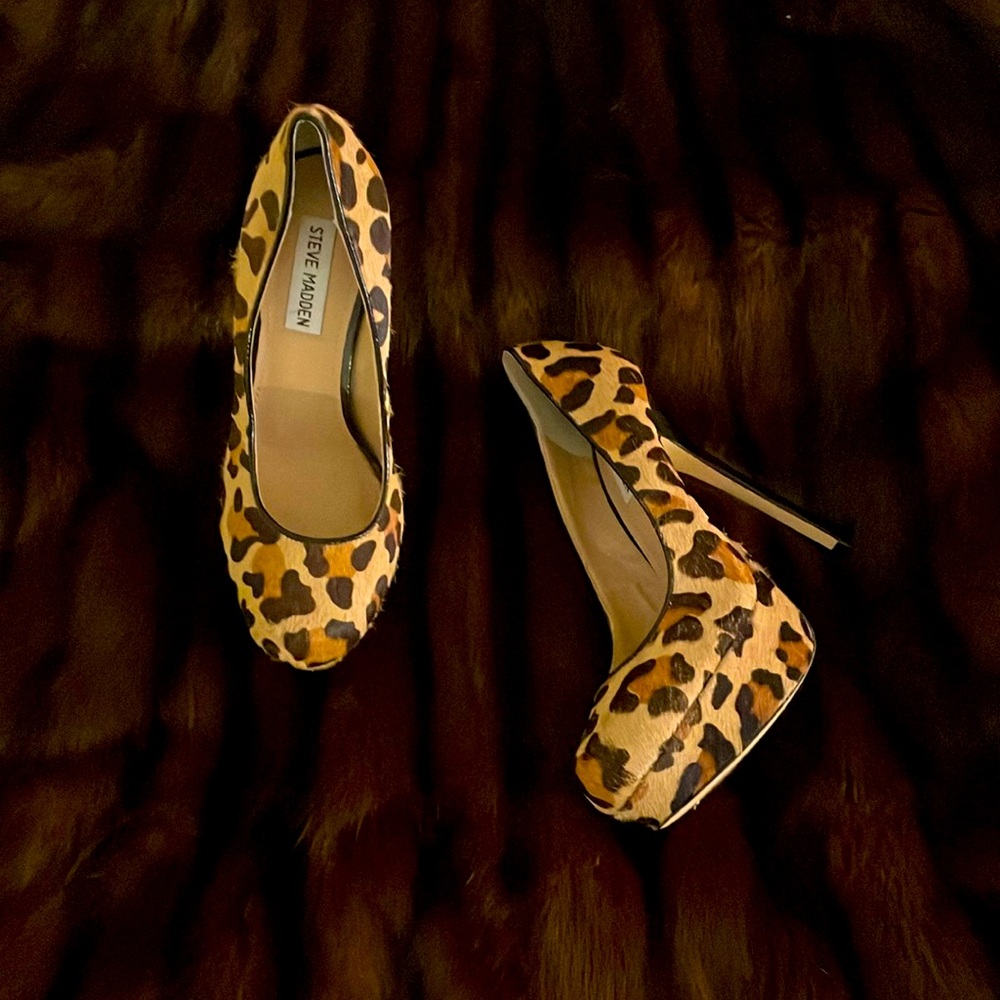Cheetah print heels